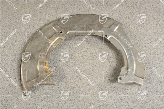 Rear axle disc brake protective plate, PCCB, L