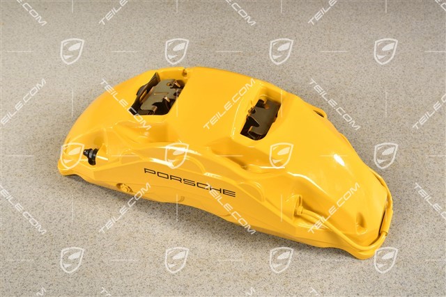 Fixed caliper, front axle, yellow, PCCB, R
