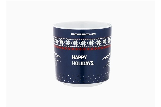 Filiżanka kolekcjonerska Collector's Espresso Cup No. 2 – Christmas / Boże Narodzenie, granatowa, 90 ml