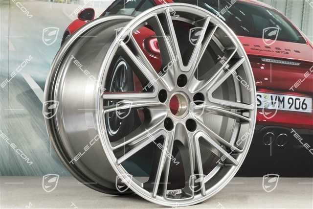 20-inch wheel rim Exclusive Design, 10,5J x 20 ET71, for winter use, platinum silver