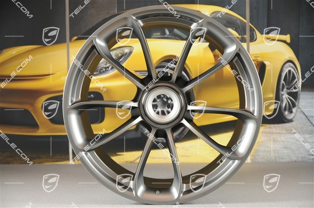21-inch wheel GT3RS, with GT3RS logo, 12,5J x 21 ET48, Platinum satin-matt
