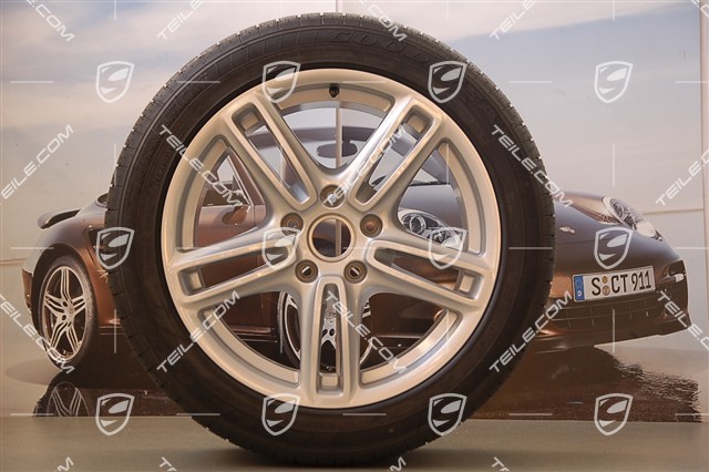 19-inch Panamera Turbo all-season-wheels, wheels 9J x 19 ET60 + 10J x 19 ET61 + all-season tyres 255/45 R19 + 285/40 R19