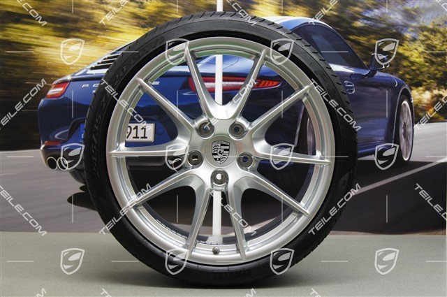 20-inch Carrera S (III) summer wheel set, 8,5J x 20 RT51 + 11J x 20 ET70, tyres 245/35 ZR20 + 295/30 ZR20