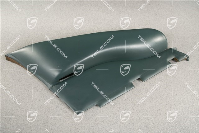 Side trim panel, coupé, leather, Nephrite green, L