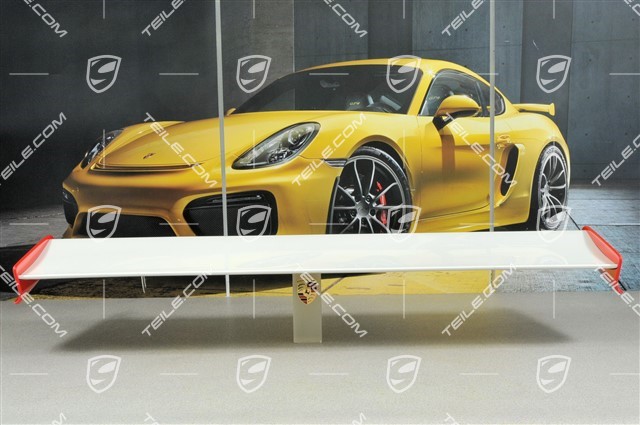GT3 RS Rear spoiler, wing (without engine lid), complete incl. plate L+R, 2004 model
