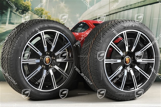 20-inch Sport Aero winter wheel set, rims 9J x 20 ET54 + 11J x 20 ET60, Goodyear winter tyres 245/45 R20 + 285/40 R20