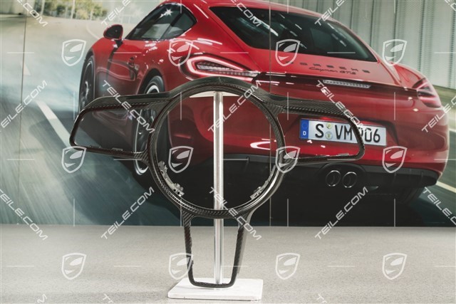 Decorative trim of the sport steering wheel, Carbon