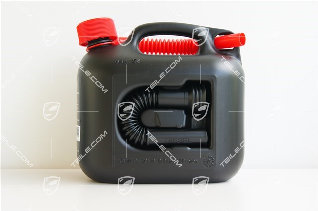 Kanister / zbiornik paliwa, logo i napis Porsche, 5l