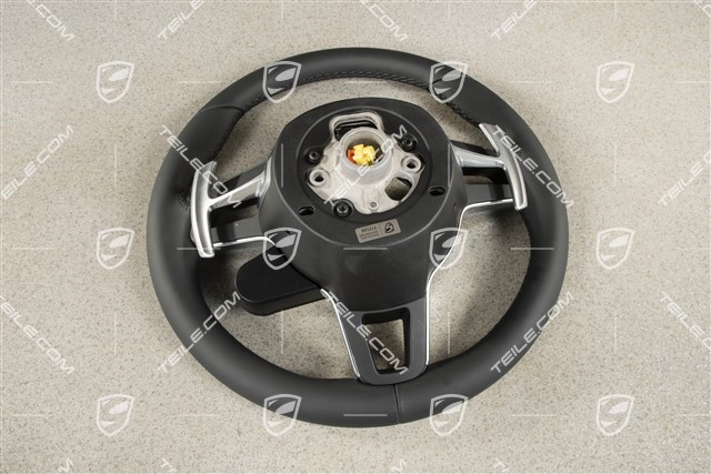 Basic steering wheel, Sport Chrono Package Plus, PDK, black