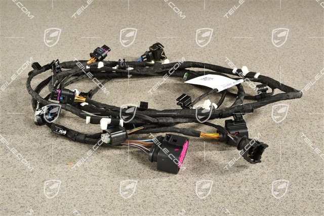 Wiring harness, Front bumper, Real Top View / Park Assist