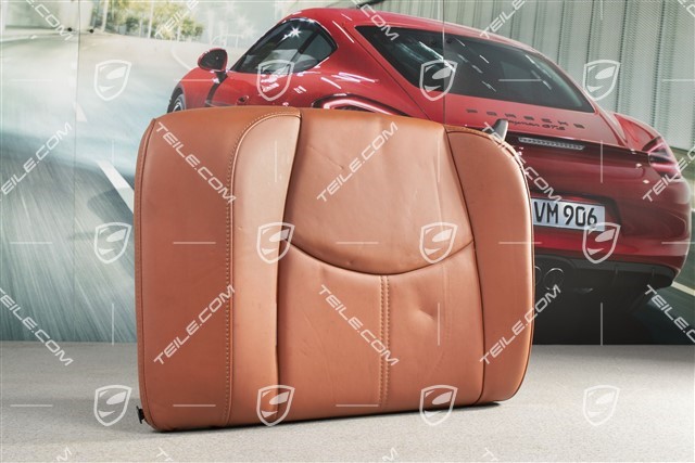 Back seat backrest, Cabrio, Leather, Terracotta, L