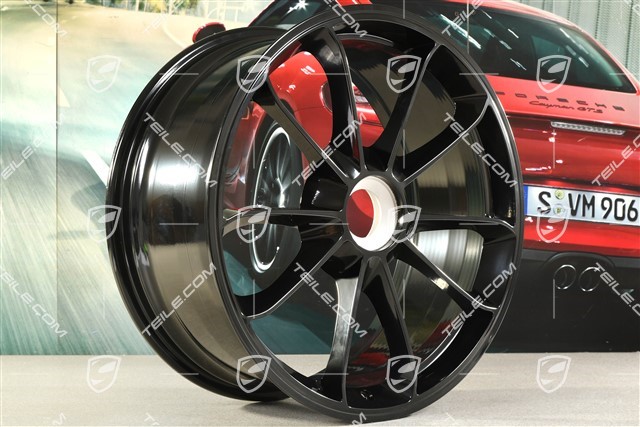 20-inch wheel GT3, 9J x 20 ET55, in high gloss black
