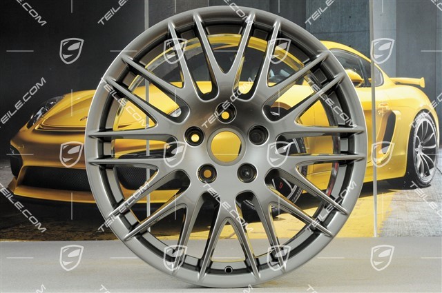 20-inch RS Spyder wheel set, 9J x 20 ET57, decorative silver and titanium