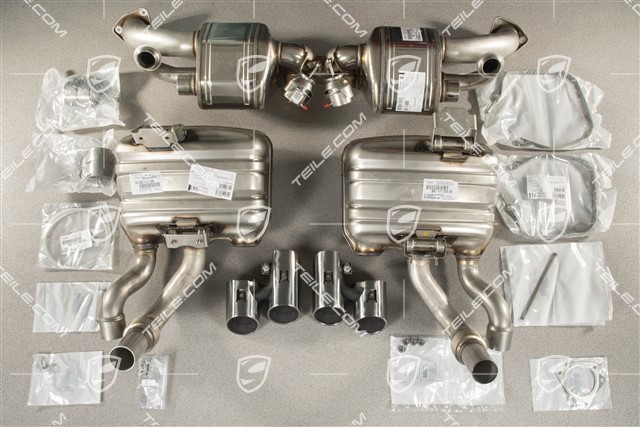 Exhaust system, sport version set, C2S/C4S (3,8L), incl. 2x sport pipes, (Japan, China)