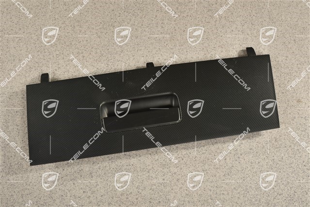 Luggage compartment lining lid, upper, black RHD