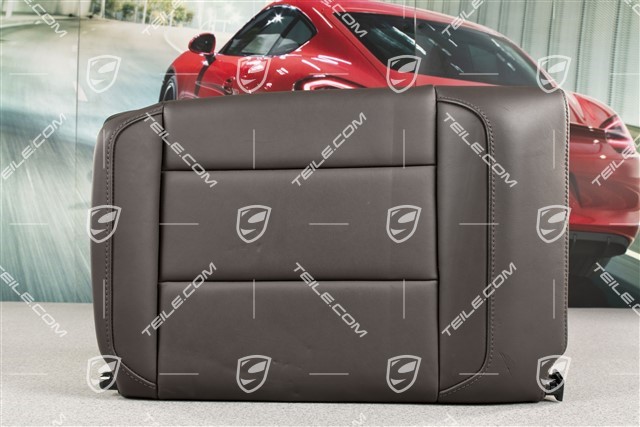 Back seat backrest, Rear, Natural leather, Espresso, Convertible / Targa, R