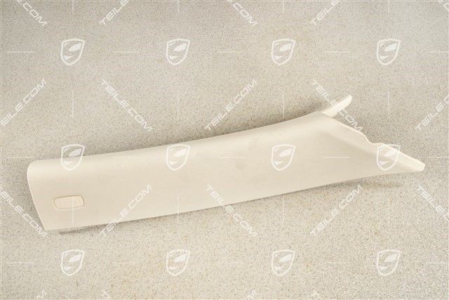 A-pillar lining / trim / cover, Upper, cloth Cream, R