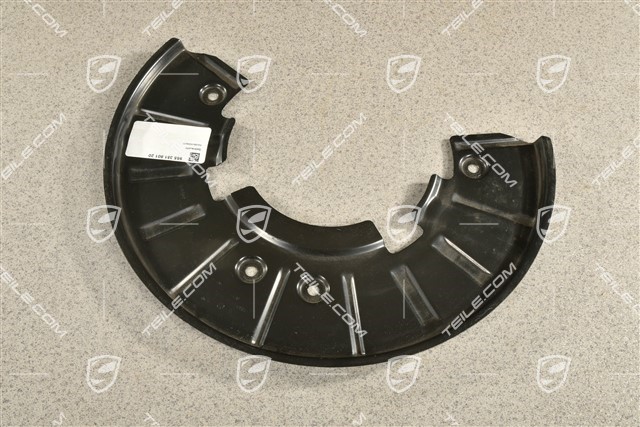 GTS, front axle disc brake protective plate, L=R