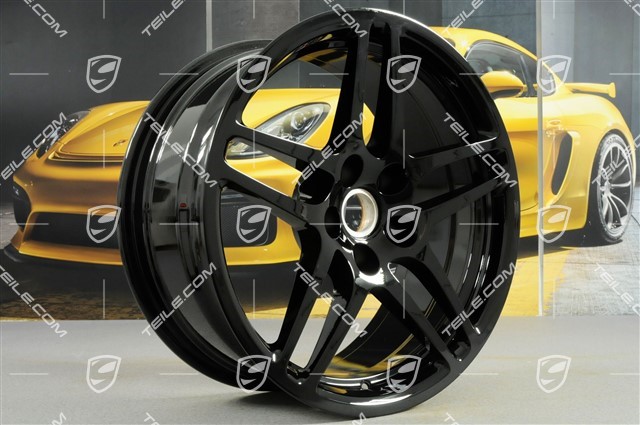 18-inch wheel Macan S, 8J x 18 ET21, black high gloss