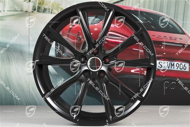 22-inch wheel rim, 11,5J x 22 ET61, in blacksatin-mat