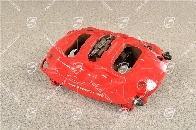 4 GTS / Turbo, Fixed caliper, rear axle, Red, R
