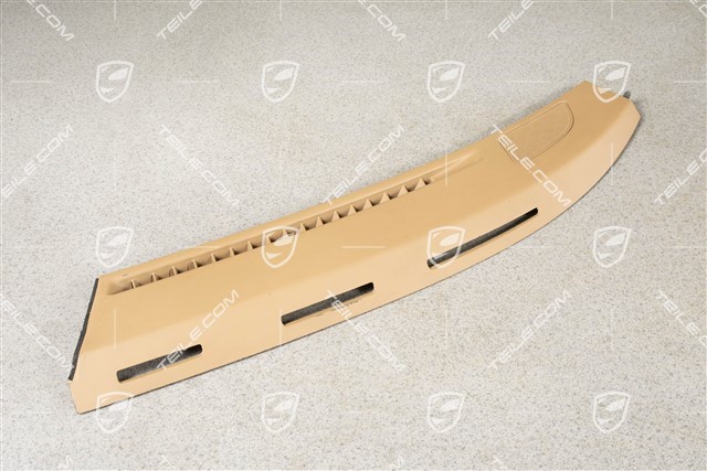 Dashboard defroster trim / cover, Sand beige, L