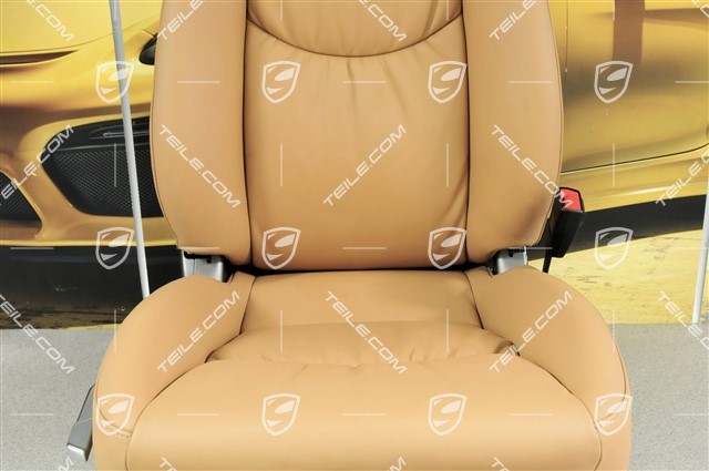 Seat, manual adjustable, leather, Sand Beige, R