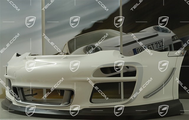 GT3 RS 4.0  Complete front bumper incl. lip spoiler + 4x grille +3x retaining frames+2x wheel cover+2x lateral spoiler