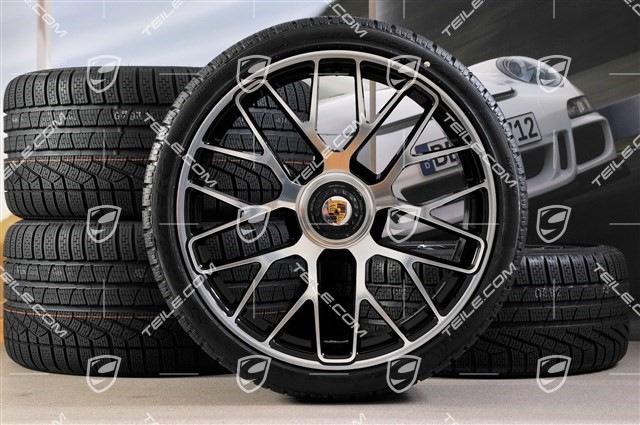 GT3 20" winter wheels  "Turbo S" central locking, 9J x 20 ET51 + 11J x 20 ET59 + Michelin winter tyres 245/35 R20+295/30 R20, TPMS.