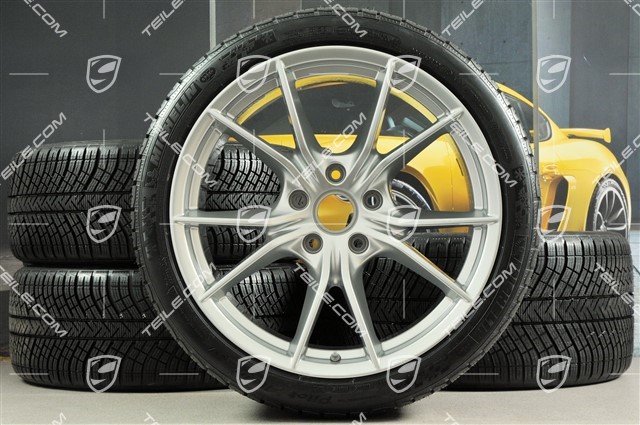 20-inch winter wheels set Carrera S (IV), rims 8,5J x 20 ET49 + 11J x 20 ET78 + Michelin Pilot Alpin PA4 N1 winter tyres 245/35 R20 + 295/30 R20