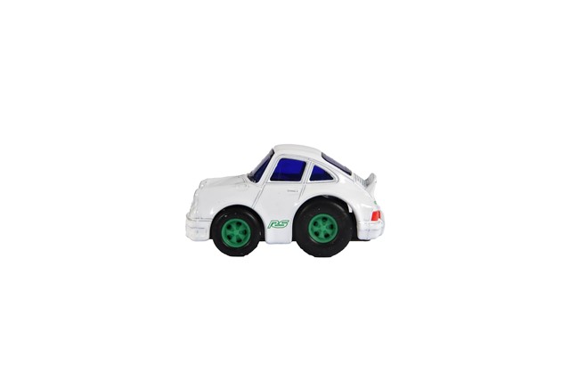 Auto zabawka Porsche 911 RS 2.7, Welly, biały/zielony ( pull-back)