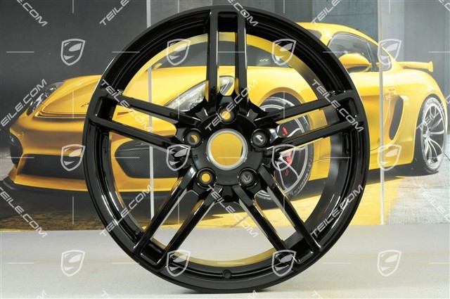 19-inch Disc wheel Carrera, 8,5J x 19 ET54, black high gloss