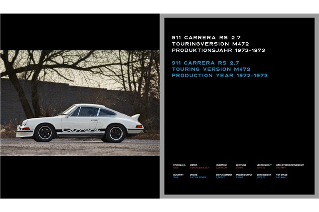 Porsche Carrera RS 50 YEARS 1972-2022, DE+EN, Limited Edition / 500 Stück