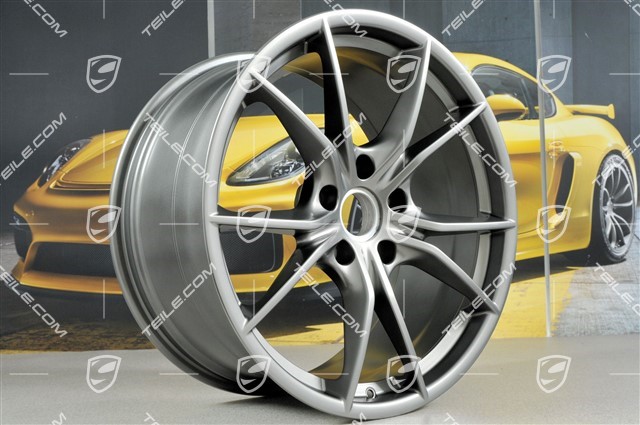 20-inch wheel rim Carrera S IV, 10J x 20 ET45, Platinum satin mat