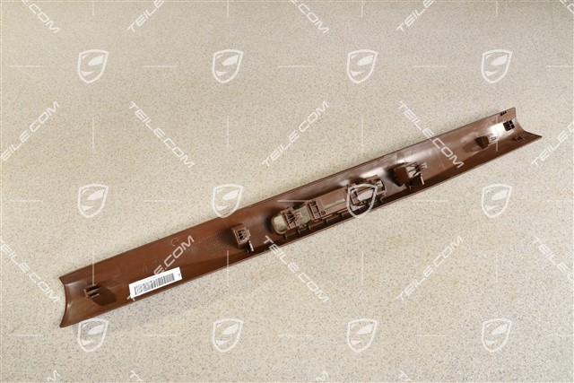 Lining door sill, driver's side Truffle Brown, L