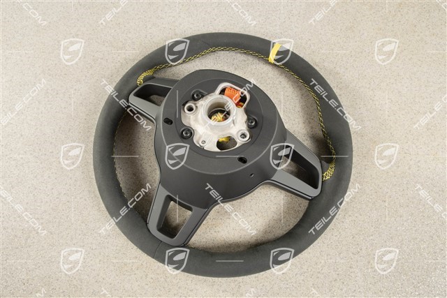 Sports Steering wheel GT, Alcantara, black/speed yellow, 12 o'clock marking Speed yellow