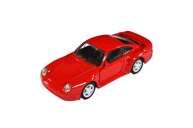 Pullback Porsche 959, Welly, scale 1:38