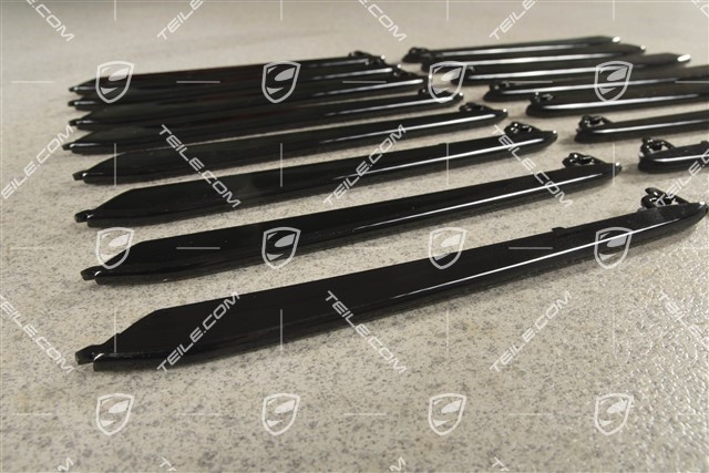 Turbo FL, Rear lid, ventilation grille, moulding trim in Black, L=R