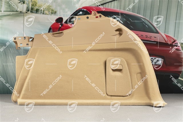 Side trim panel, Black, Luxor beige, R