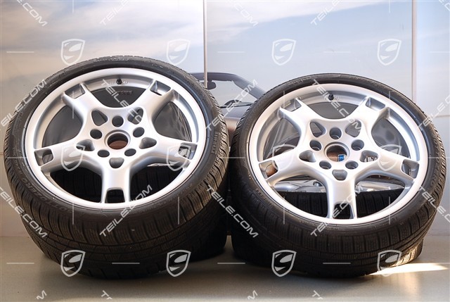 19-inch Carrera S winter wheels, C2 / C2S, wheels: 8J x 19 ET57 + 11J x 19 ET 67, tyres: 235/35 R19 + 295/30 R19