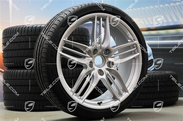 20" summer wheel set SportDesign, wheel 8,5J x 20 ET51 + 11J x 20 ET52 + Pirelli summer tyres 245/35 ZR20 + 305/30 ZR20, without TPMS