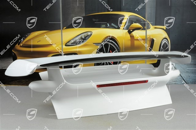 GT2 / GT2 RS Rear spoiler set (engine lid, wing, CARBON lip spoiler), incl. small pieces