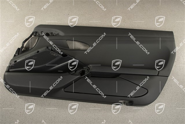 Door trim  panel / card, Leatherette, Black, Bose, R