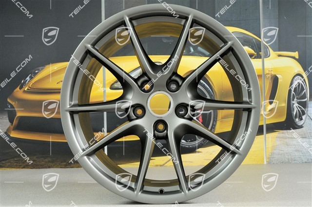 20-inch Carrera S III wheel, 11J x 20 ET52, platinum satin-matt