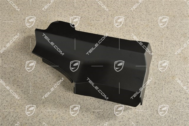 Targa top, storage cover lining, lateral, Black, L