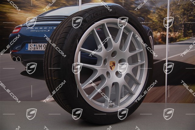 20-inch RS Spyder summer wheel set, front 9,5J x 20 ET65 + rear 11J x 20 ET68 + summer tyres 255/40 ZR20 + 295/35 ZR20, with TPMS sensors