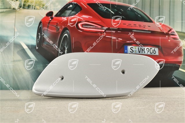 GT3 RS 4,0L Spoiler, lateral part of wing, GT silver metallic, L