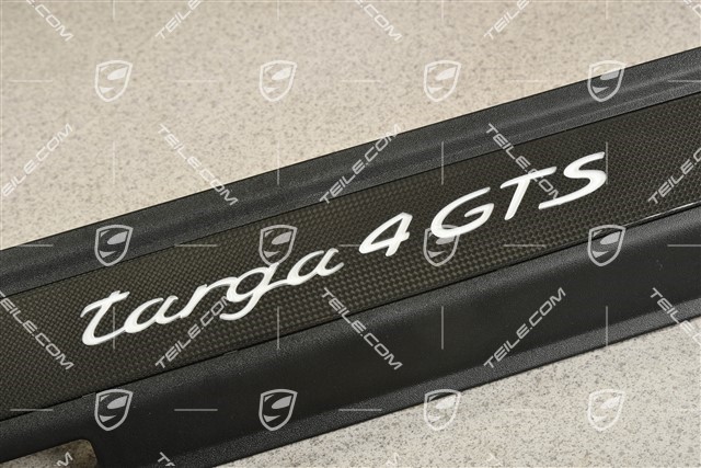 Trim strip illuminated, carbon, 1pc (Targa 4 GTS)