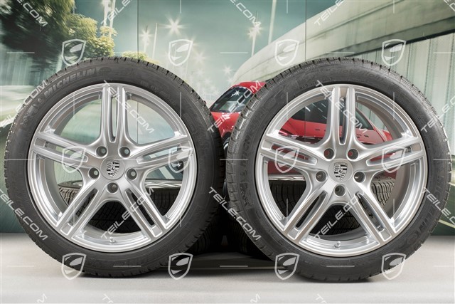 20-inch winter wheels set "Panamera Turbo", rims 9,5 J x 20 ET71 + 10,5 J x 20 ET71 + Michelin Pilot Alpin 4 winter tires 275/40 R20 + 315/35 R20