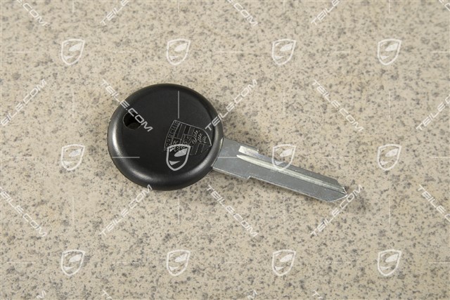 Blank key for door lock and ignition starter switch